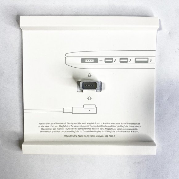 APPLE Thunderbolt Display Adapter Mac MagSafe 2 Port Connector 602-7626-A - Picture 6 of 7